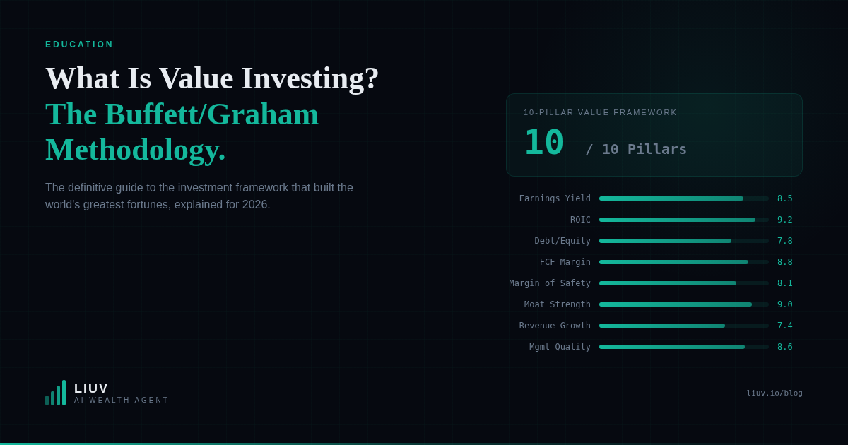 Value investing framework for building a recession-proof portfolio